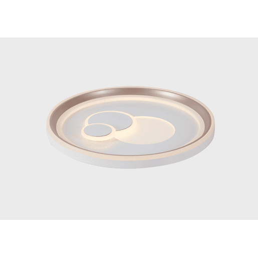 Plafon MOON LED 36w diâmetro 49,5cm branco