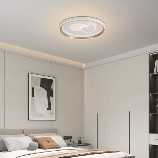 Plafon MOON LED 36w diâmetro 49,5cm branco