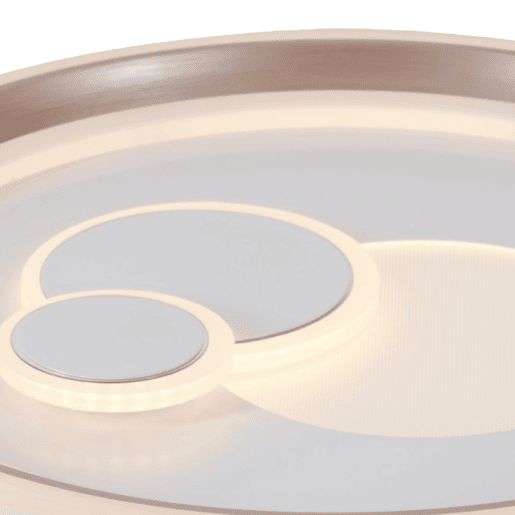 Plafon MOON LED 36w diâmetro 49,5cm branco