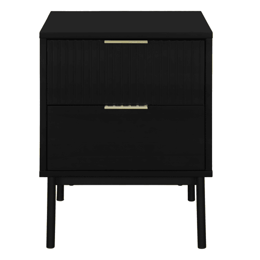 Mesa de cabeceira KORO cor preto Mesa de cabeceira KORO cor preto