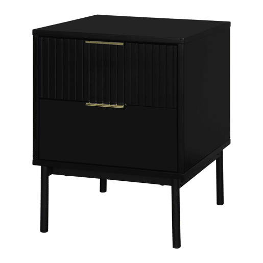 Mesa de cabeceira KORO cor preto Mesa de cabeceira KORO cor preto