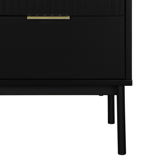Mesa de cabeceira KORO cor preto Mesa de cabeceira KORO cor preto