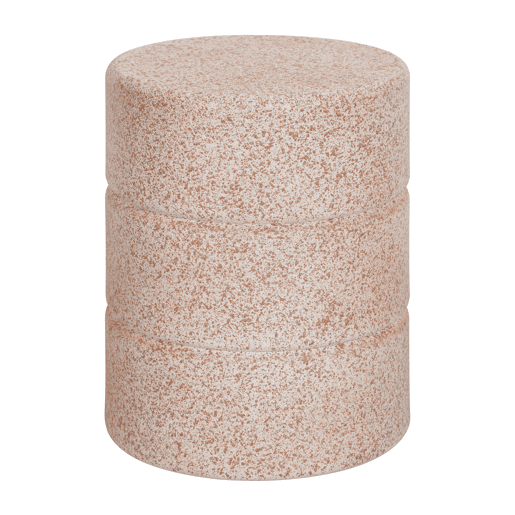 Mesa de centro TEVERE imitação de mármore travertino rosa