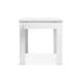 Mesa fija de cocina OSCAR con un cajón color blanco Mesa fija de cocina OSCAR con un cajón color blanco Blanco
