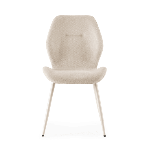 Conjunto de 4 cadeiras TANARA cor creme