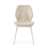 Conjunto de 4 cadeiras TANARA cor creme