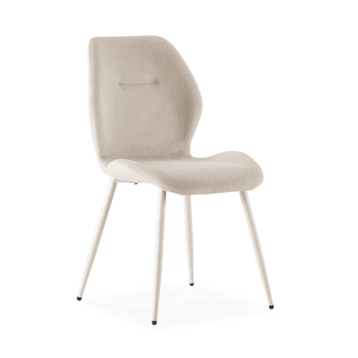 Conjunto de 4 cadeiras TANARA cor creme