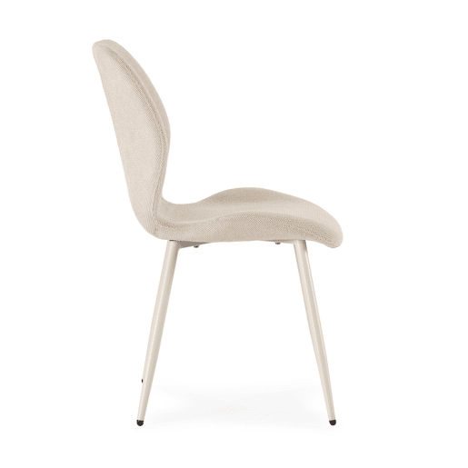 Conjunto de 4 cadeiras TANARA cor creme