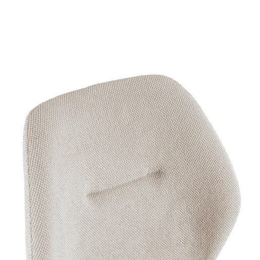 Conjunto de 4 cadeiras TANARA cor creme