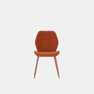 Conjunto de 4 cadeiras TANARA cor terracota
