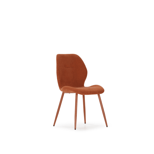 Conjunto de 4 cadeiras TANARA cor terracota Conjunto de 4 cadeiras TANARA cor terracota