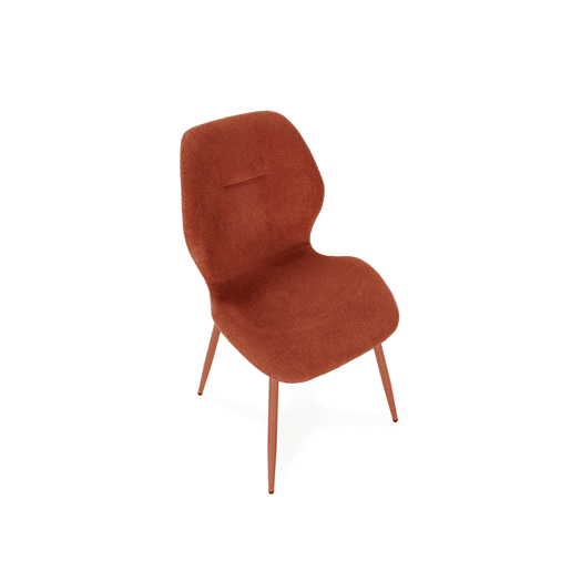 Conjunto de 4 cadeiras TANARA cor terracota Conjunto de 4 cadeiras TANARA cor terracota
