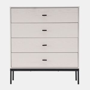 Cómoda KARO com 4 gavetas cor bege