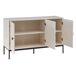 Aparador KARO con 3 puertas 120cm Aparador KARO con 3 puertas 120cm Negro/ Beige