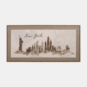 Pintura original emoldurada PARIS GOLDEN DOTS 60x120cm