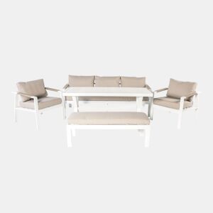 Conjunto de jardim ÍMOLA cor branco