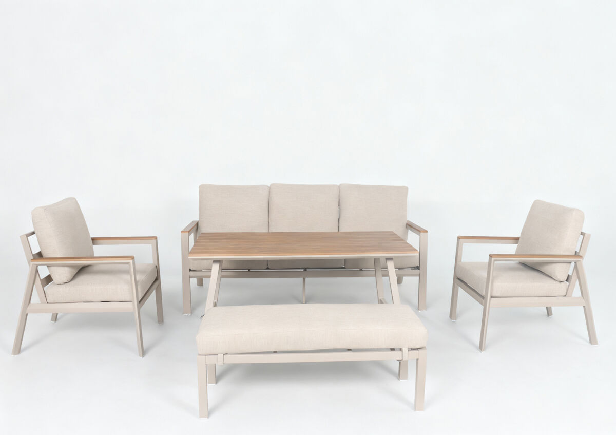 Set de jardín KOOS color blanco