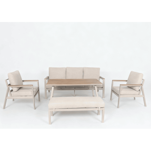 Conjunto de jardim KOOS cor branco Conjunto de jardim KOOS cor branco
