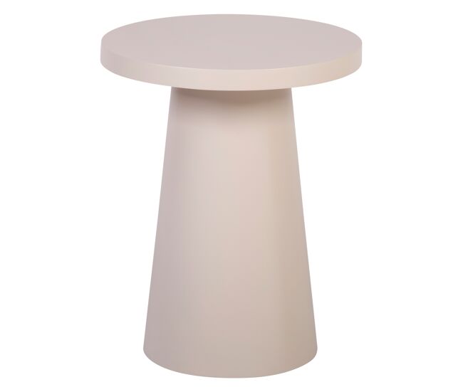 Mesa auxiliar mushroom color beige