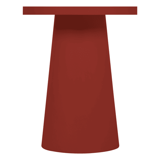 Mesa de apoio MUSHROOM cor vermelho Mesa de apoio MUSHROOM cor vermelho