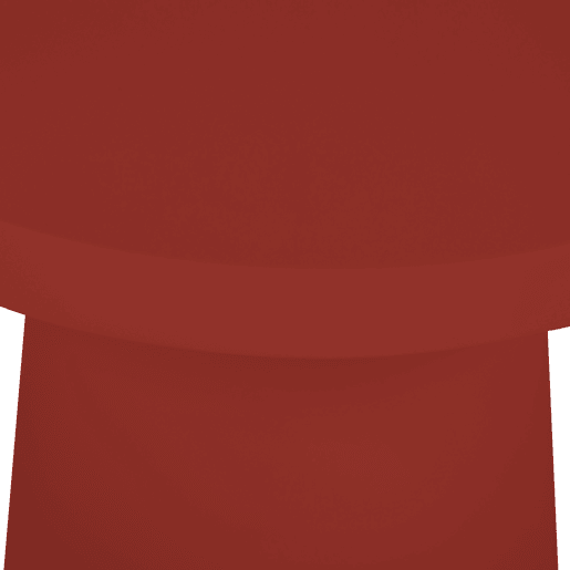 Mesa de apoio MUSHROOM cor vermelho Mesa de apoio MUSHROOM cor vermelho