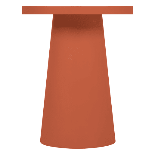 Mesa de apoio MUSHROOM cor terracota