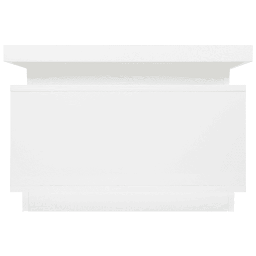 Mesa de centro LUMORA branco brilho com iluminação LED integrada Mesa de centro LUMORA branco brilho com iluminação LED integrada