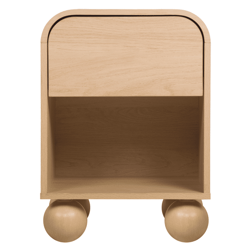 Mesa de cabeceira ROUNDY cor natural Mesa de cabeceira ROUNDY cor natural