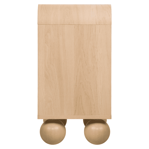 Mesa de cabeceira ROUNDY cor natural Mesa de cabeceira ROUNDY cor natural