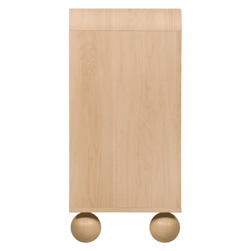 Cómoda ROUNDY 3 gavetas cor natural Cómoda ROUNDY 3 gavetas cor natural