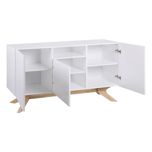 Aparador ÉPURE com 3 portas cor branco Aparador ÉPURE com 3 portas cor branco