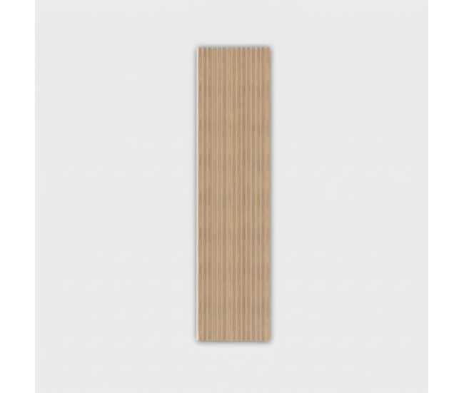 Set 2 paneles acústicos nordic 60,5x240cm arena y madera clara