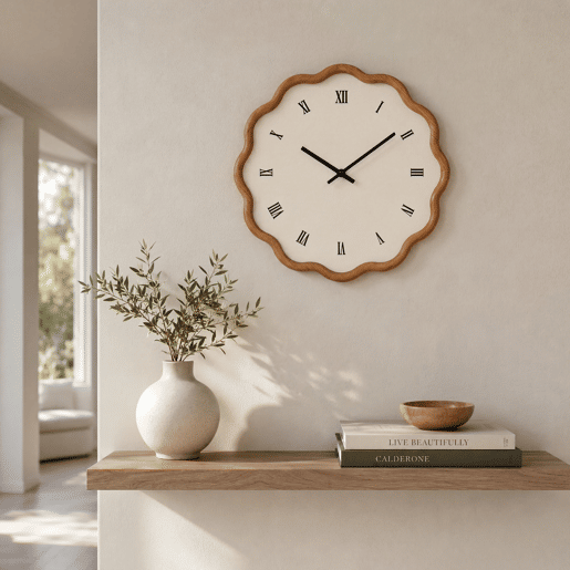 Relógio de parede COTAGGE 35cm em MDF