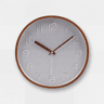 Relógio de parede MID GREY 30cm plástico cinza