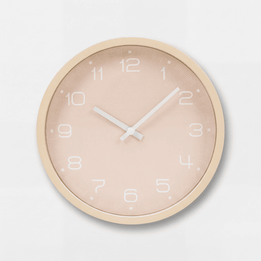 Relógio de parede PEACH 20cm plástico