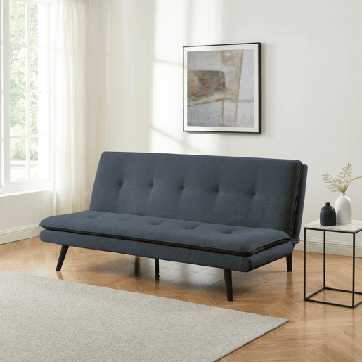 Sofá cama 3 lugares BIBU cor azul