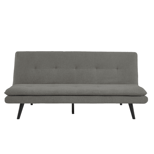 Sofá cama 3 lugares BIBU cor cinza escuro