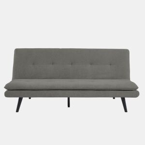 Sofá cama 3 lugares BIBU cor cinza escuro