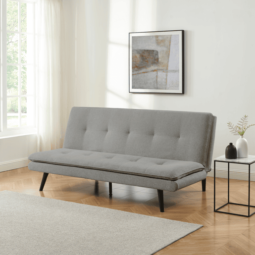 Sofá cama 3 lugares BIBU cor cinza escuro