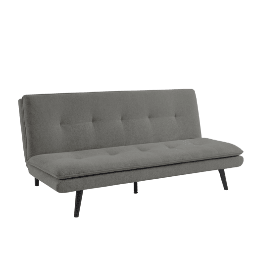 Sofá cama 3 lugares BIBU cor cinza escuro
