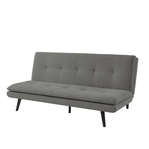 Sofá cama 3 lugares BIBU cor cinza escuro