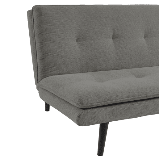 Sofá cama 3 lugares BIBU cor cinza escuro