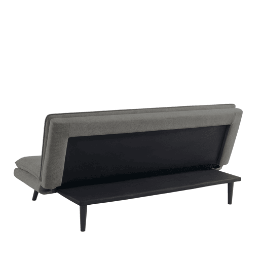 Sofá cama 3 lugares BIBU cor cinza escuro