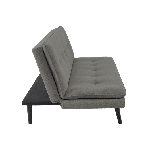 Sofá cama 3 lugares BIBU cor cinza escuro