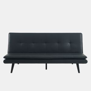 Sofá cama 3 lugares BIBU cor preto