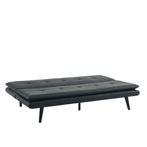 Sofá cama 3 lugares BIBU cor preto