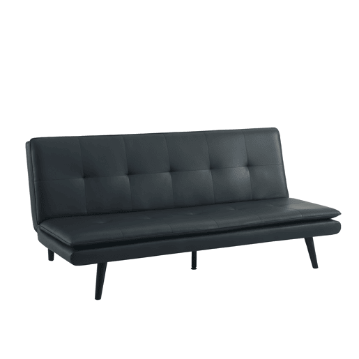 Sofá cama 3 lugares BIBU cor preto