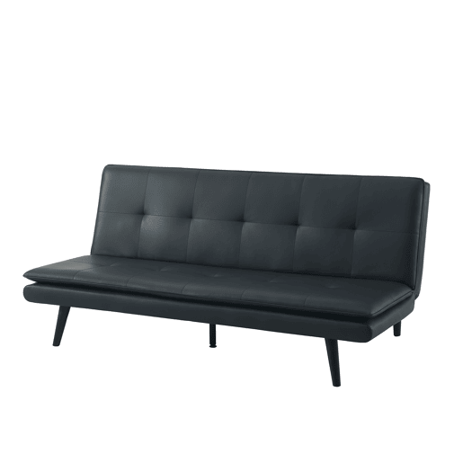 Sofá cama 3 lugares BIBU cor preto