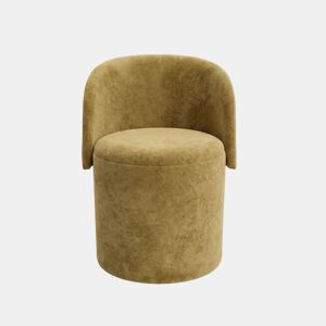 Puff mini GUBI 73x45x48cm cor castanho
