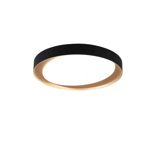 Plafon LED ZETA 24w 48,5cm de diâmetro preto